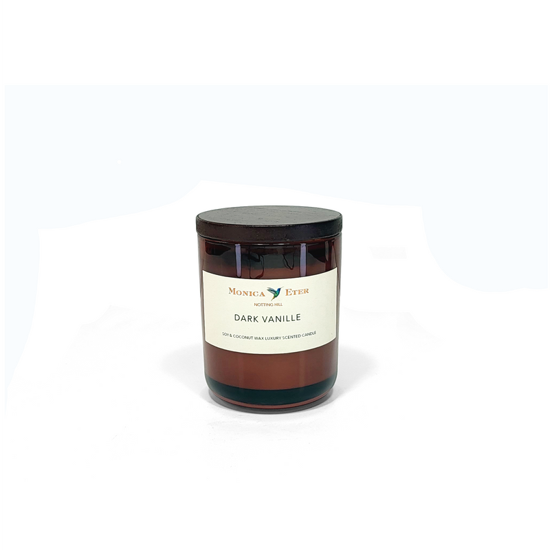 Dark Vanille Scented Candle Large - Monica Eter sustainable luxury vegan candles