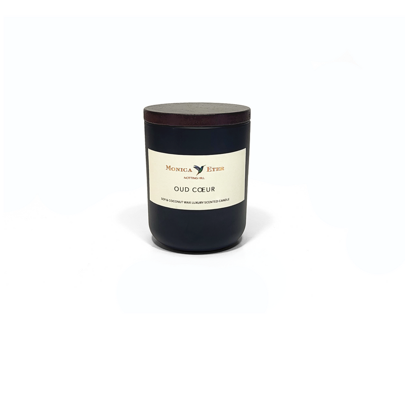 Oud Cœur Scented Candle Small - Monica Eter sustainable luxury vegan candles
