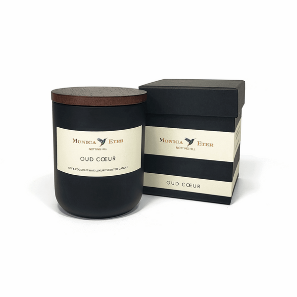 Oud Cœur Scented Candle Large - Monica Eter sustainable luxury vegan candles