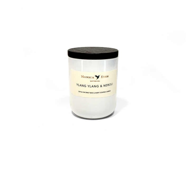 Ylang Ylang & Neroli Scented Candle Small - Monica Eter sustainable luxury vegan candles