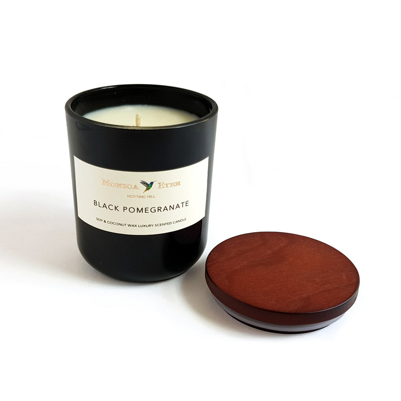 Black Pomegranate Scented Candle Small - DiP Candles